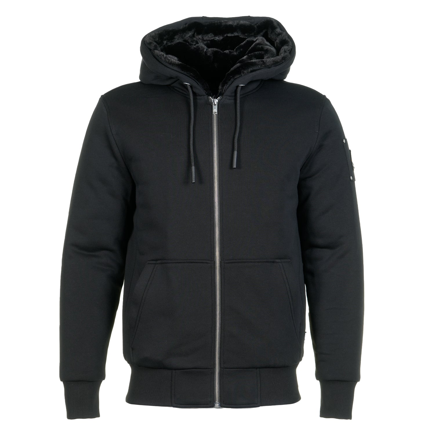 Roland Reversible Bunny Hoodie Black