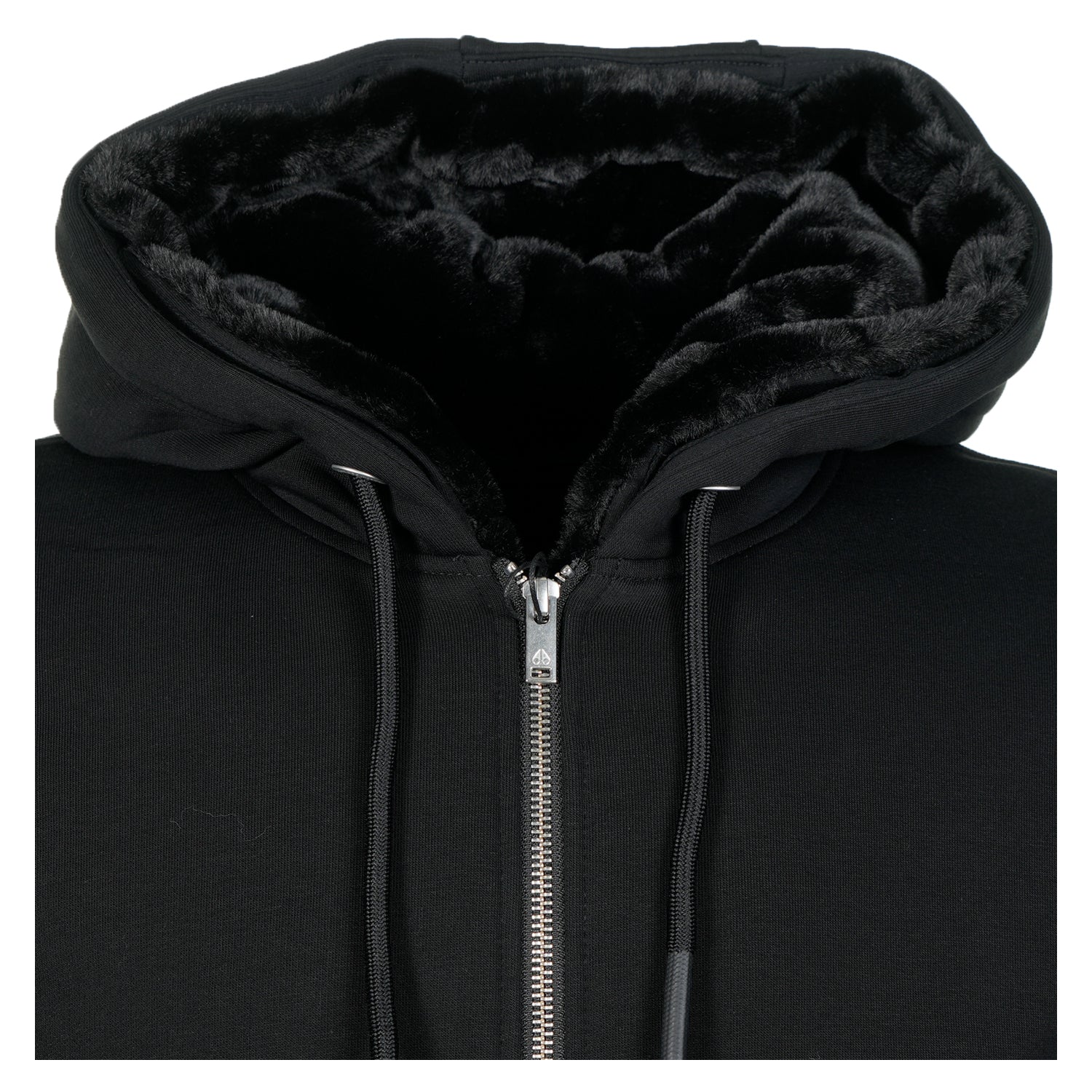 Roland Reversible Bunny Hoodie Black