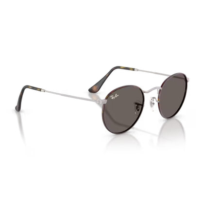 Ray Ban Round Metal Sunglasses Dark Grey / Matte Havana