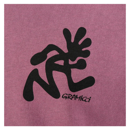 Long Sleeve Running Man Tee Pigment Dyed Red