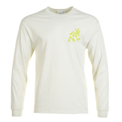 Long Sleeve Running Man Tee Pigment Dyed Natural