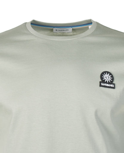 Badge Logo T Shirt Sage