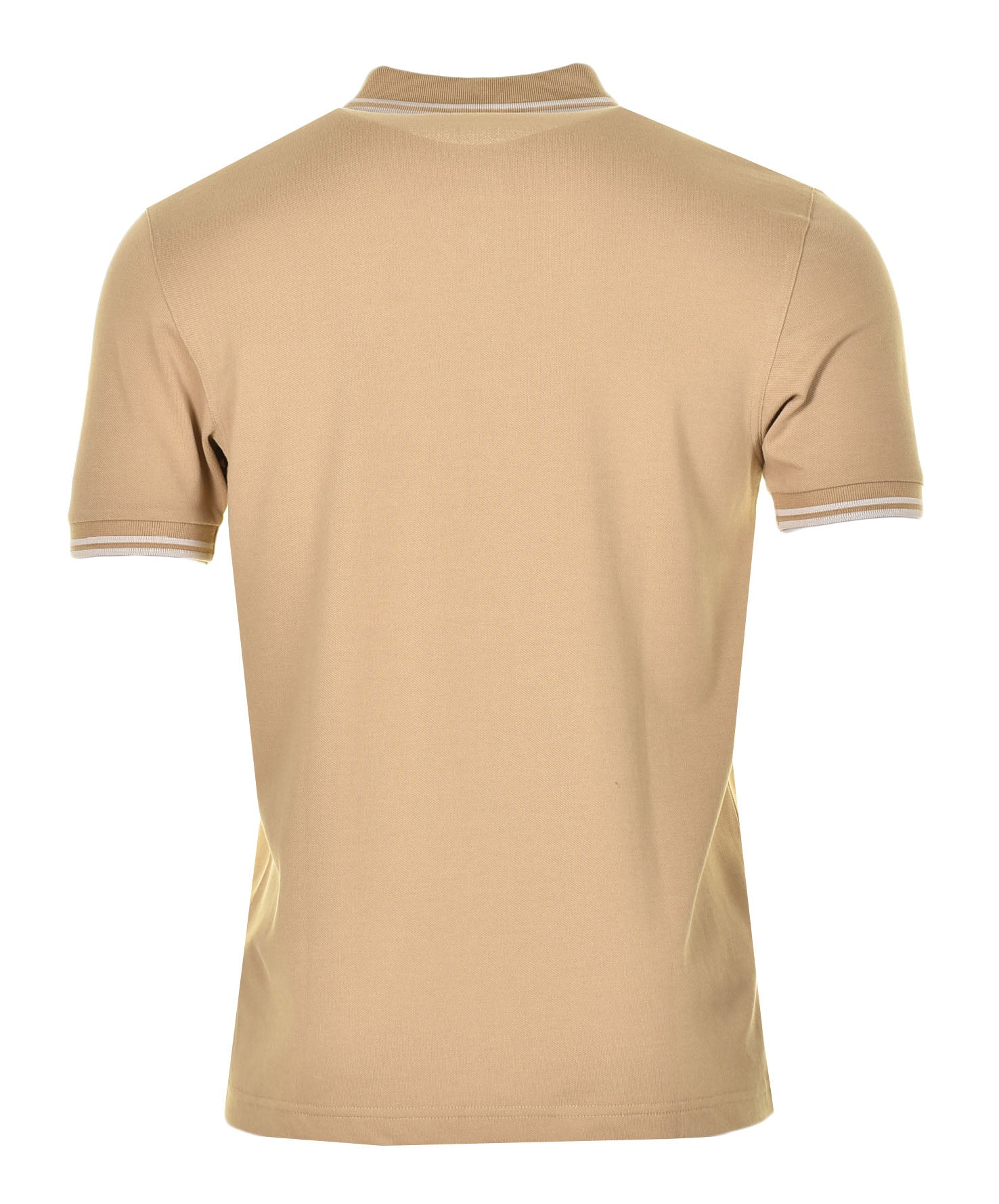 Short Sleeve Twin Tipped Polo Shirt Warmstone/ Oatmeal