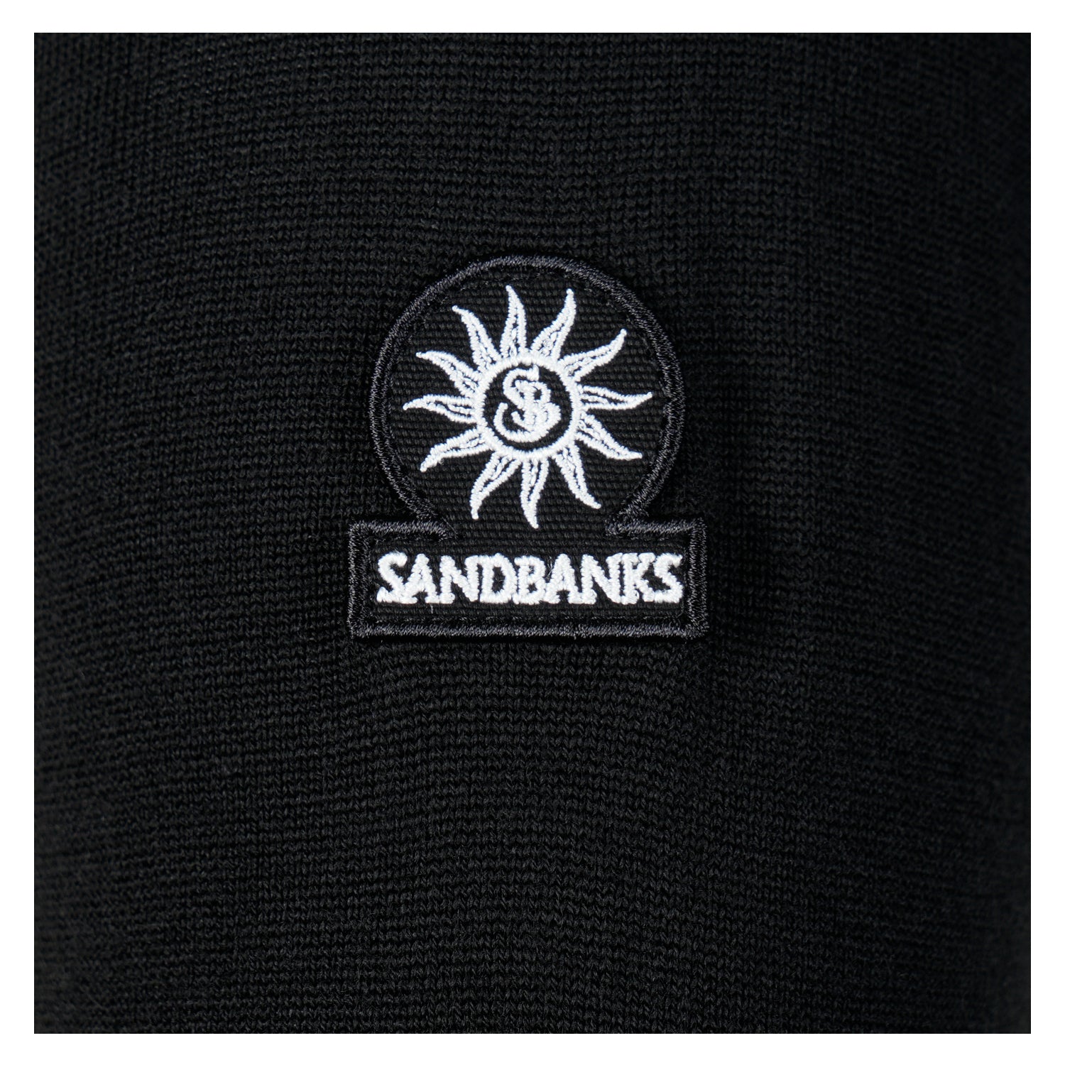 Merino Wool Crew Neck Jumper Black