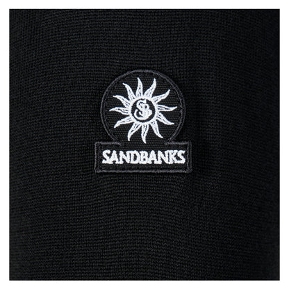 Merino Wool Crew Neck Jumper Black