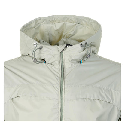 Hooded Nylon Windcheater Jacket Sage