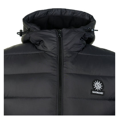 Frontier Hooded Puffer Gilet Black
