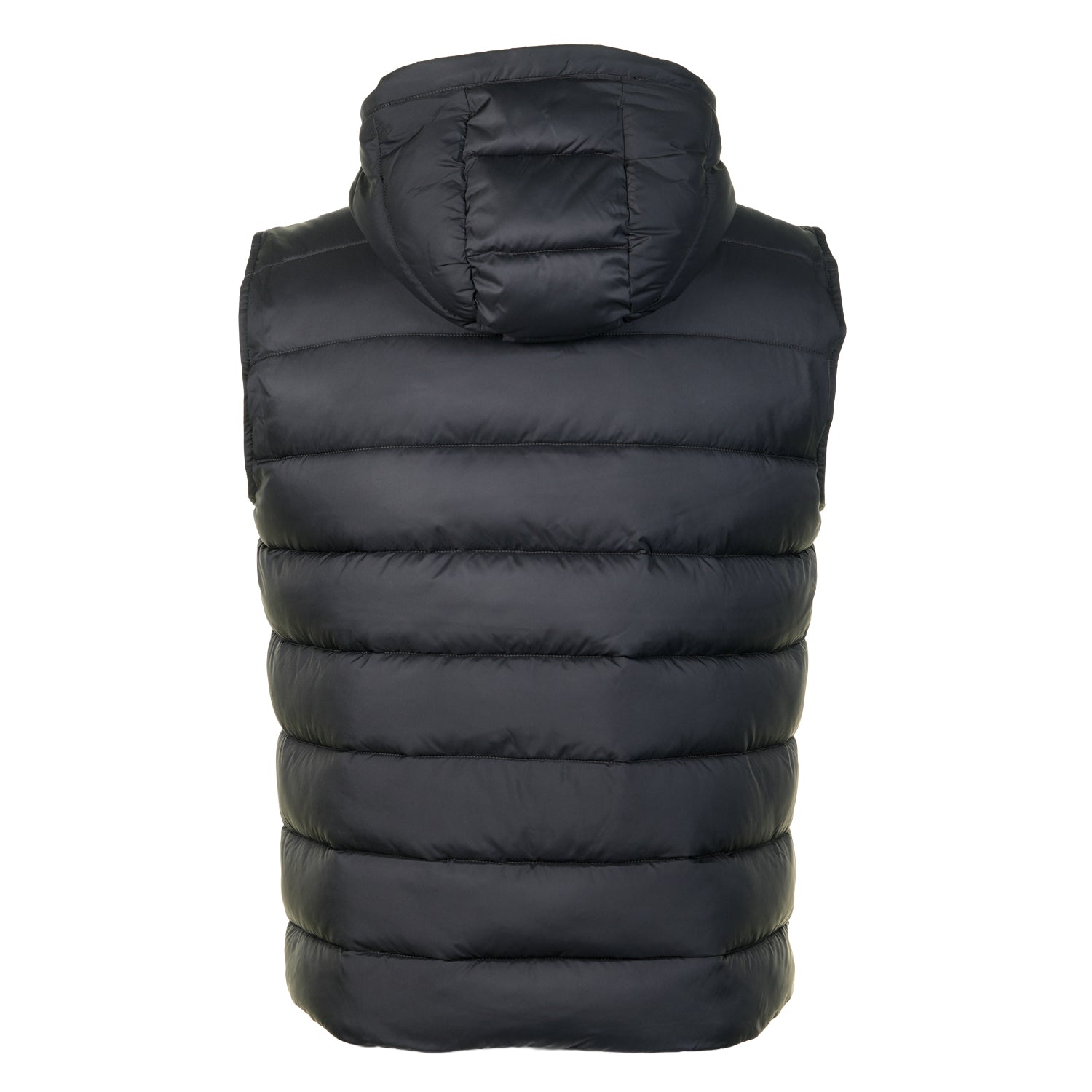 Frontier Hooded Puffer Gilet Black