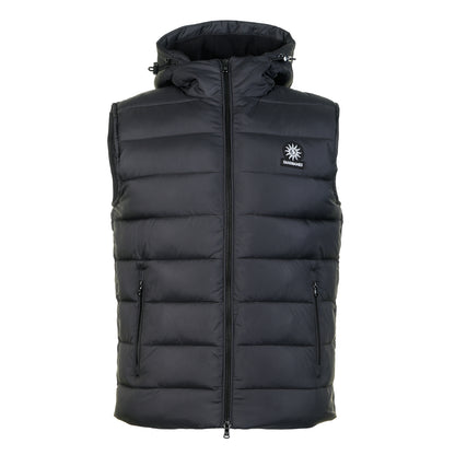 Frontier Hooded Puffer Gilet Black