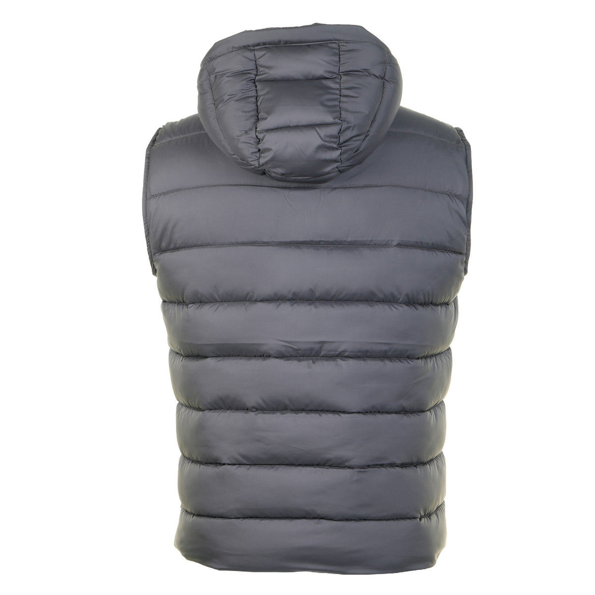 Frontier Hooded Puffer Gilet Charcoal