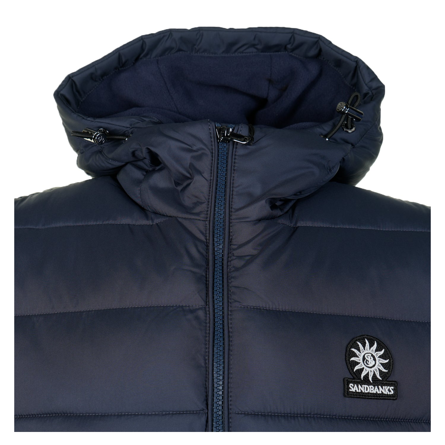 Frontier Hooded Puffer Gilet Navy
