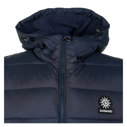 Frontier Hooded Puffer Gilet Navy