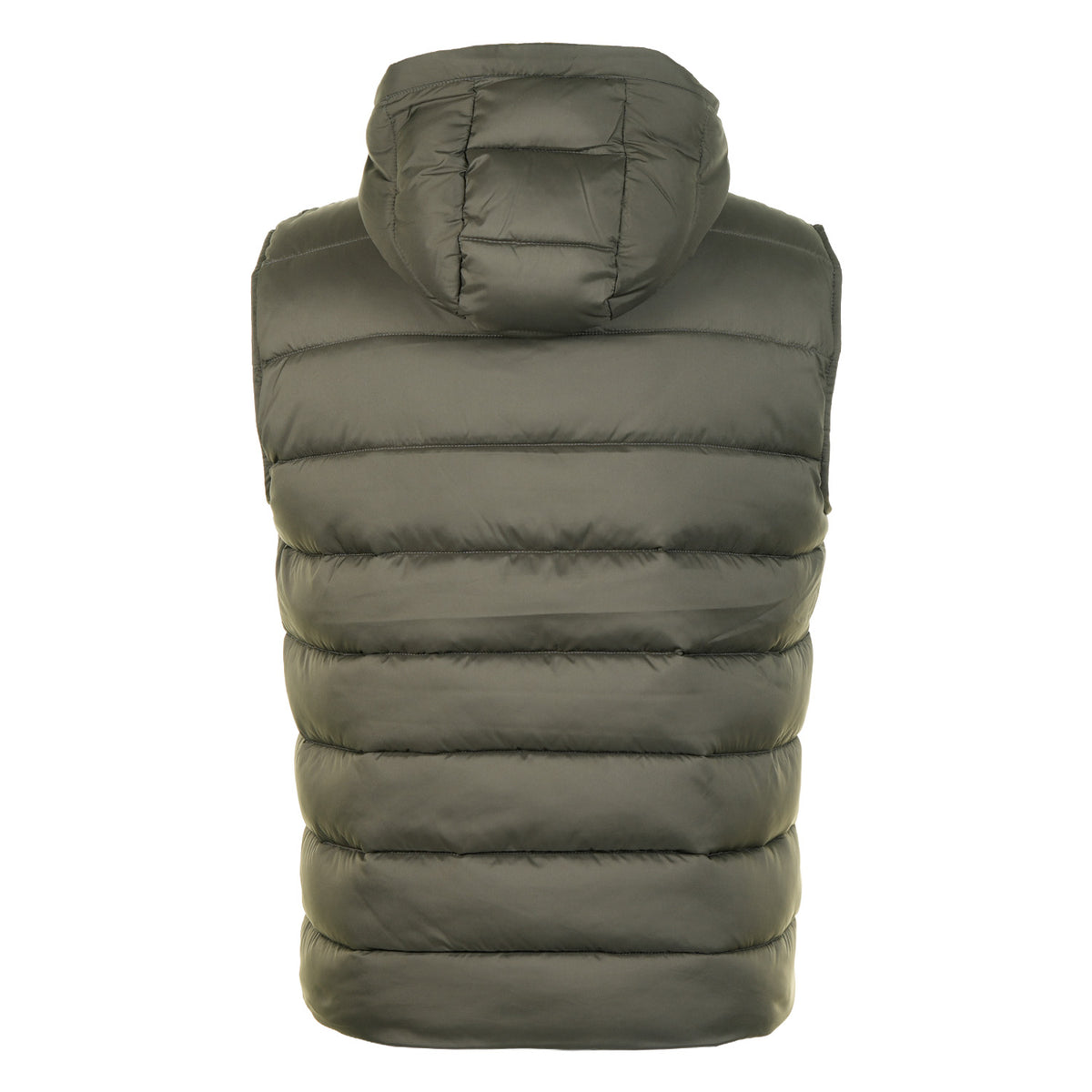 Frontier Hooded Puffer Gilet Khaki