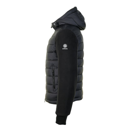 Outlander Polar Fleece Hooded Hybrid Jacket Black