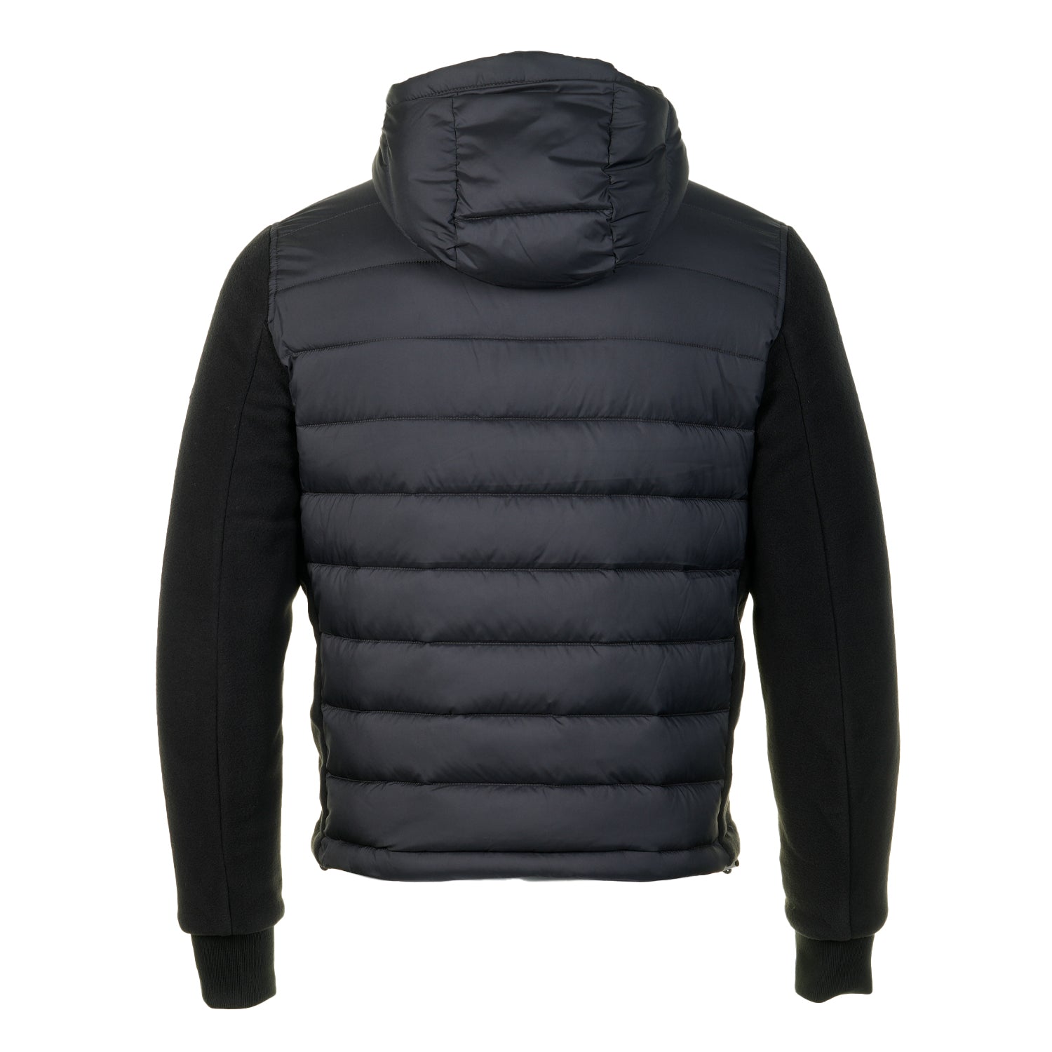 Outlander Polar Fleece Hooded Hybrid Jacket Black