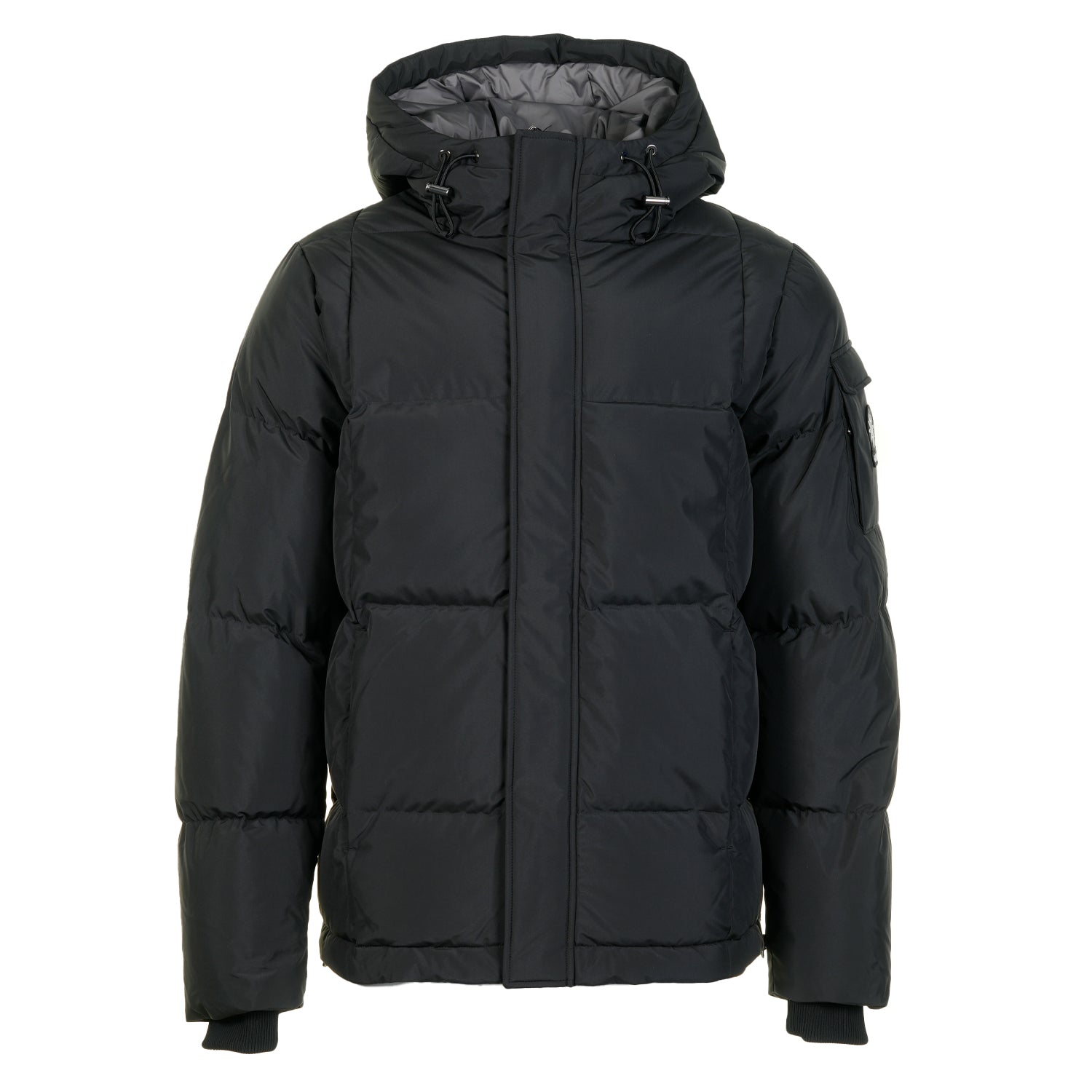Alpha Wide Baffle Puffer Jacket Black