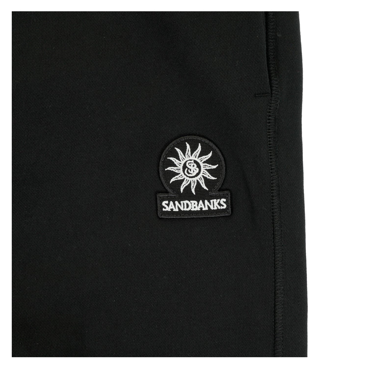 Badge Logo Track Pants Black