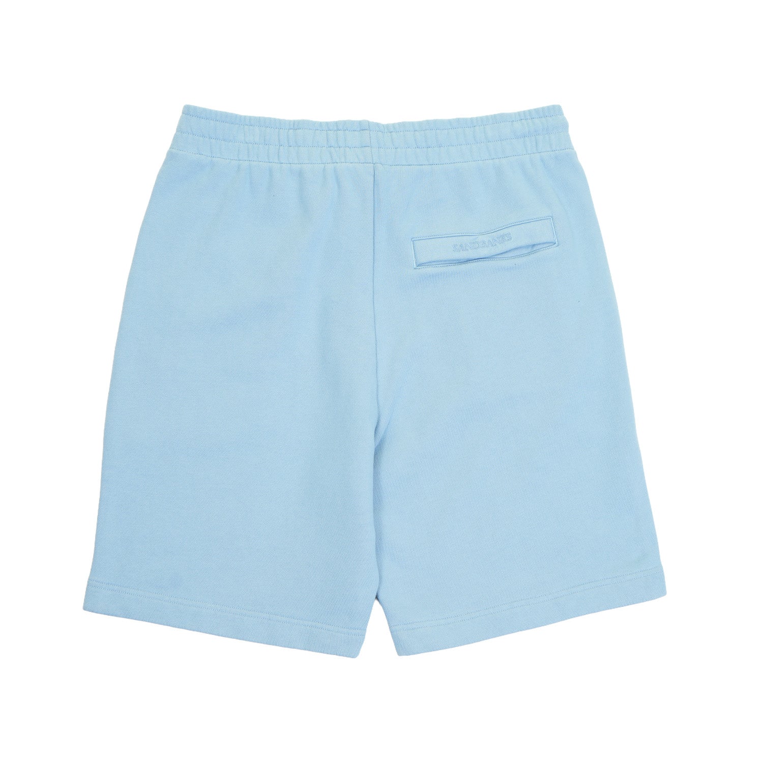 Badge Logo Sweat Shorts Dusty Blue
