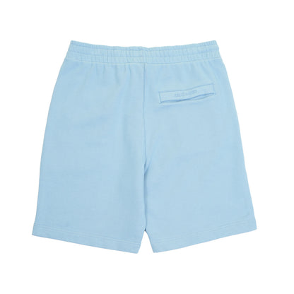 Badge Logo Sweat Shorts Dusty Blue