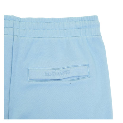 Badge Logo Sweat Shorts Dusty Blue