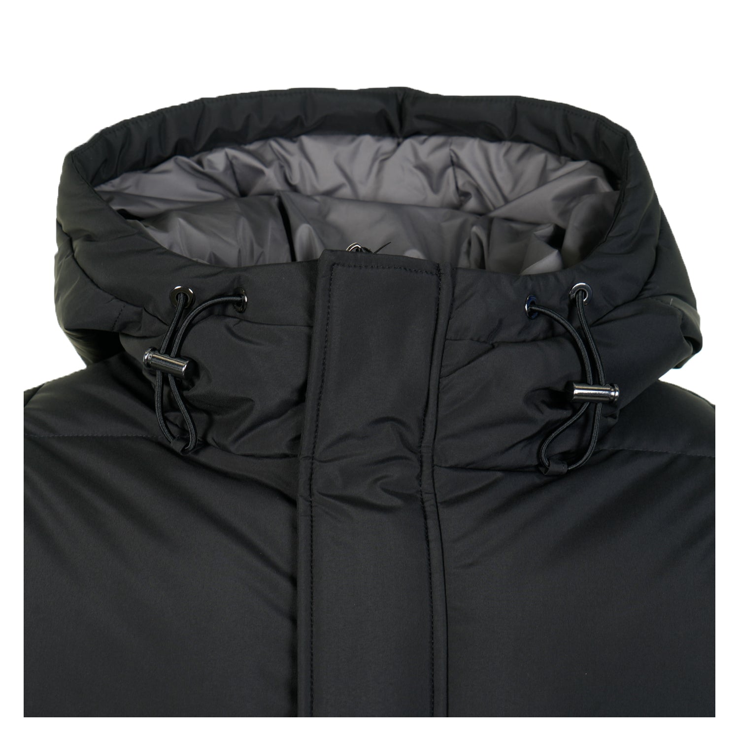 Alpha Wide Baffle Puffer Jacket Black