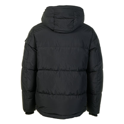 Alpha Wide Baffle Puffer Jacket Black