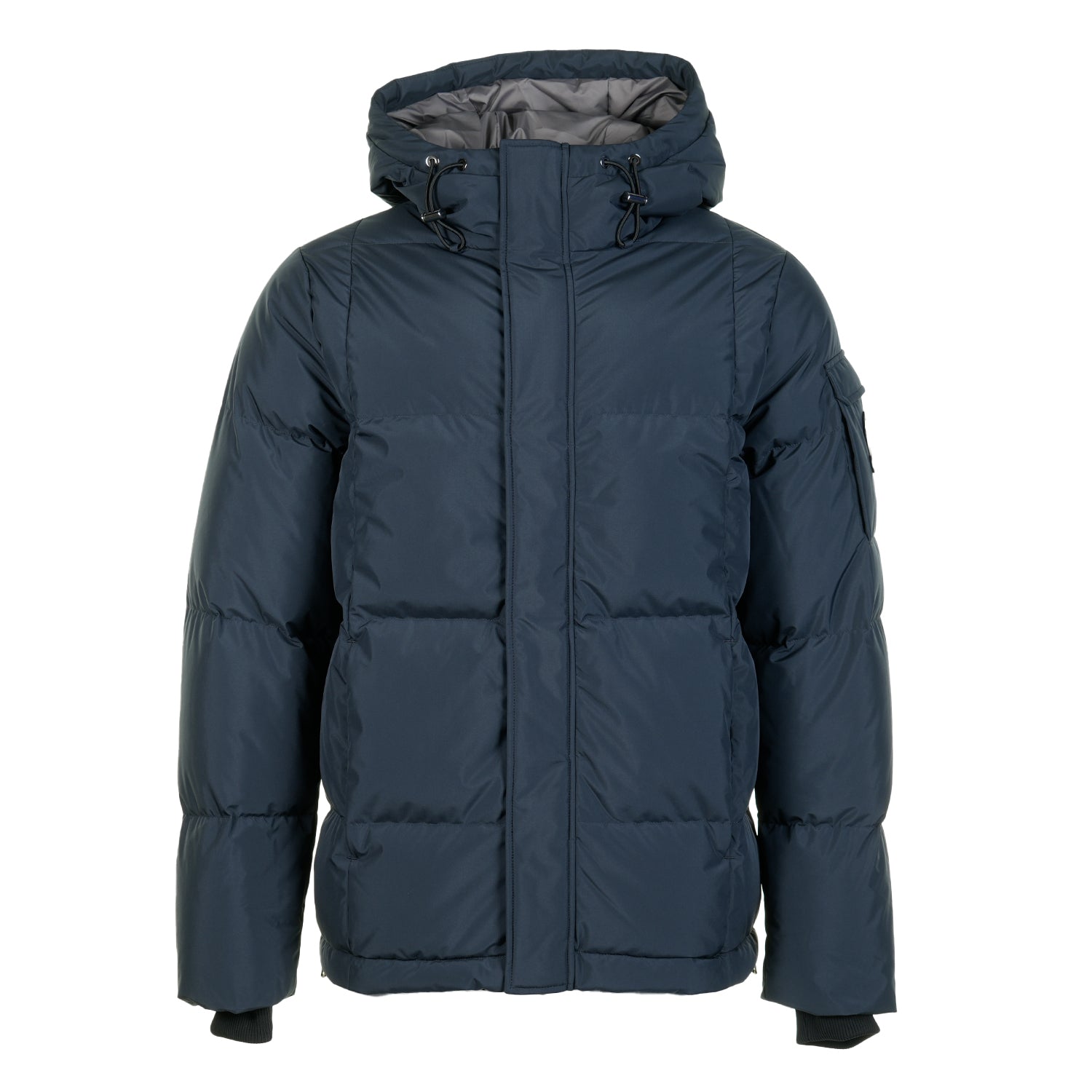 Alpha Wide Baffle Puffer Jacket Navy