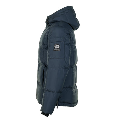 Alpha Wide Baffle Puffer Jacket Navy