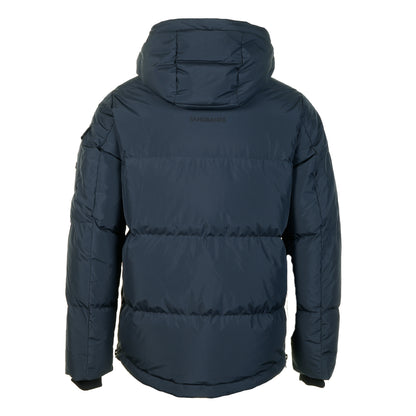 Alpha Wide Baffle Puffer Jacket Navy