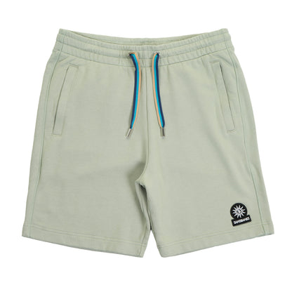 Badge Logo Sweat Shorts Sage