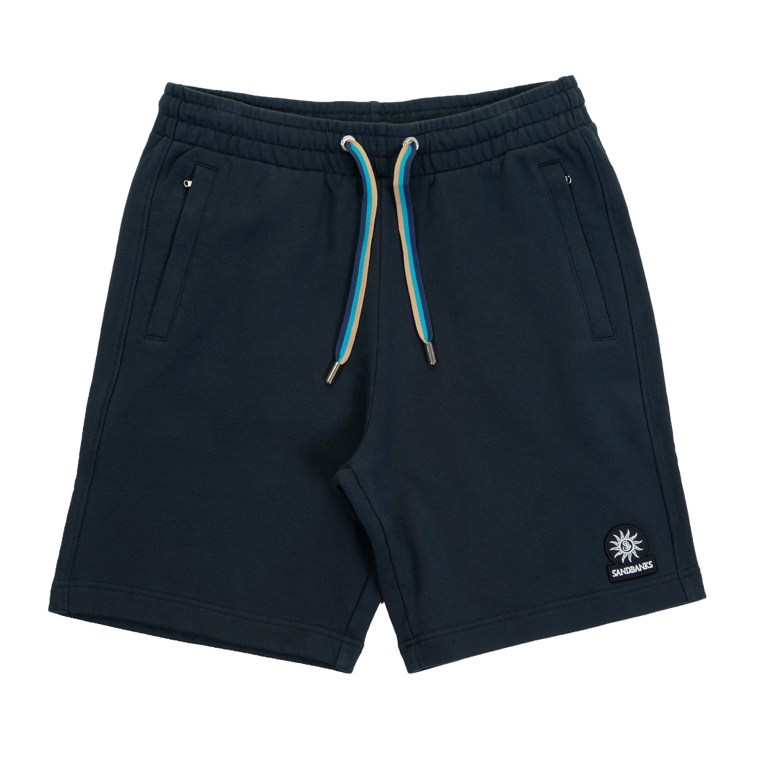Badge Logo Sweat Shorts Navy