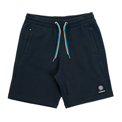 Badge Logo Sweat Shorts Navy