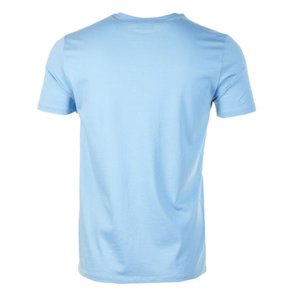 Badge Logo T Shirt Dusty Blue