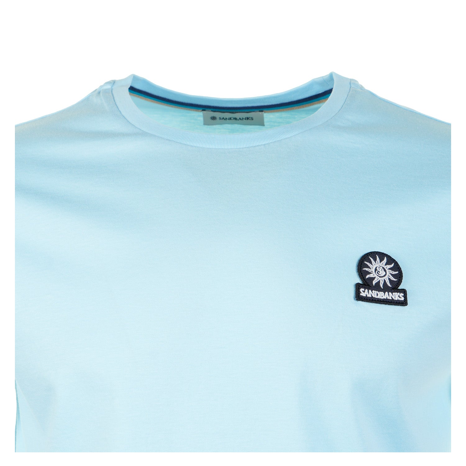 Badge Logo T Shirt Crystal Blue