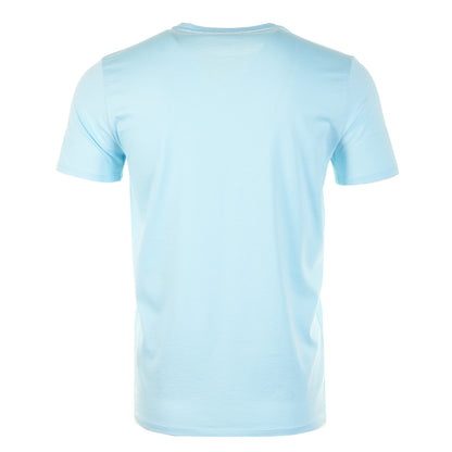 Badge Logo T Shirt Crystal Blue