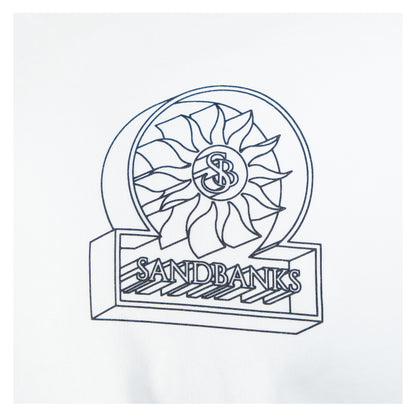 3D Logo Print T Shirt White