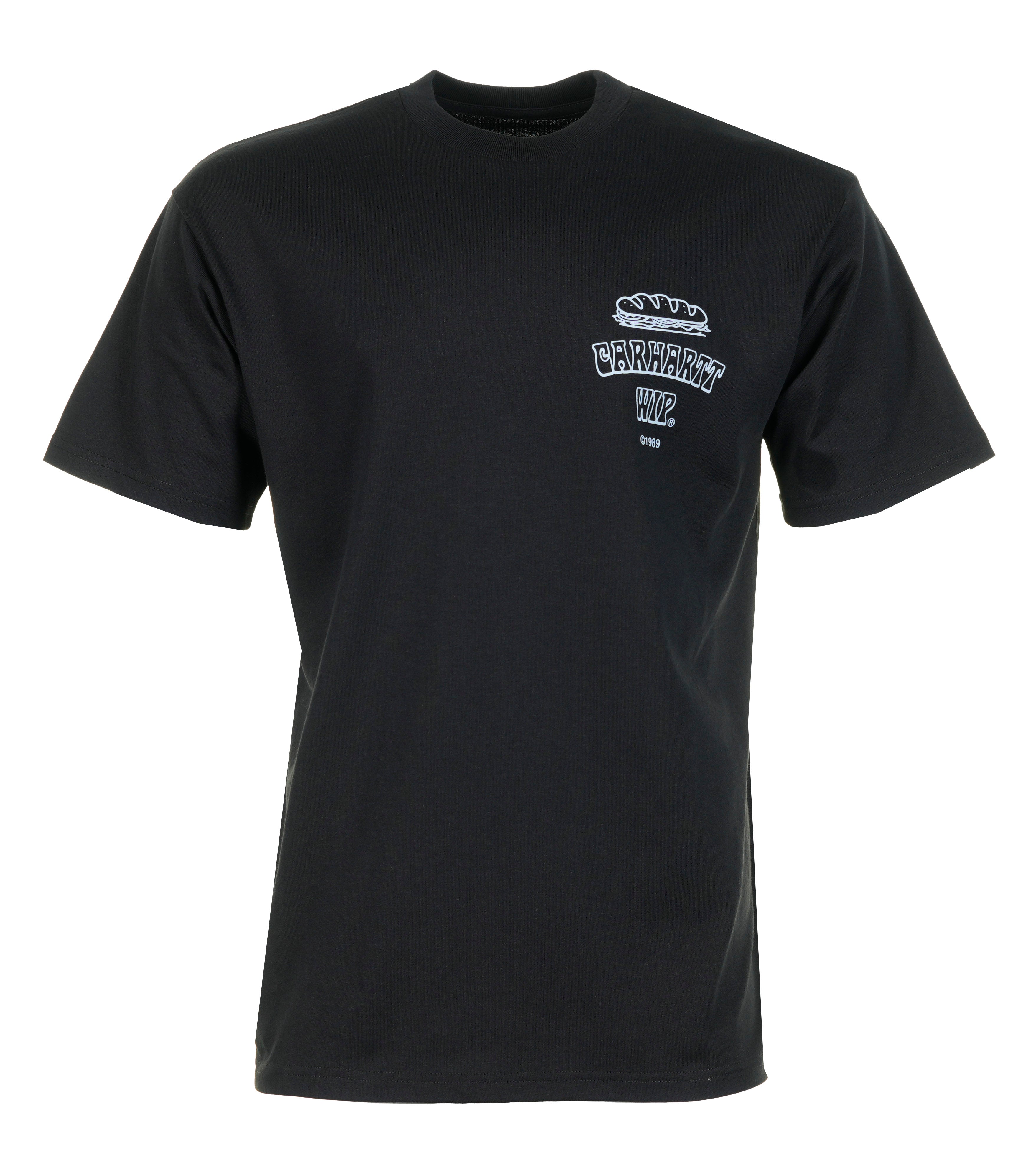 Short Sleeve Sandwich T Shirt Black