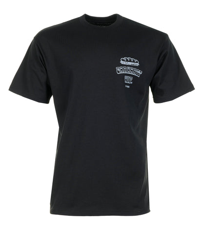 Short Sleeve Sandwich T Shirt Black