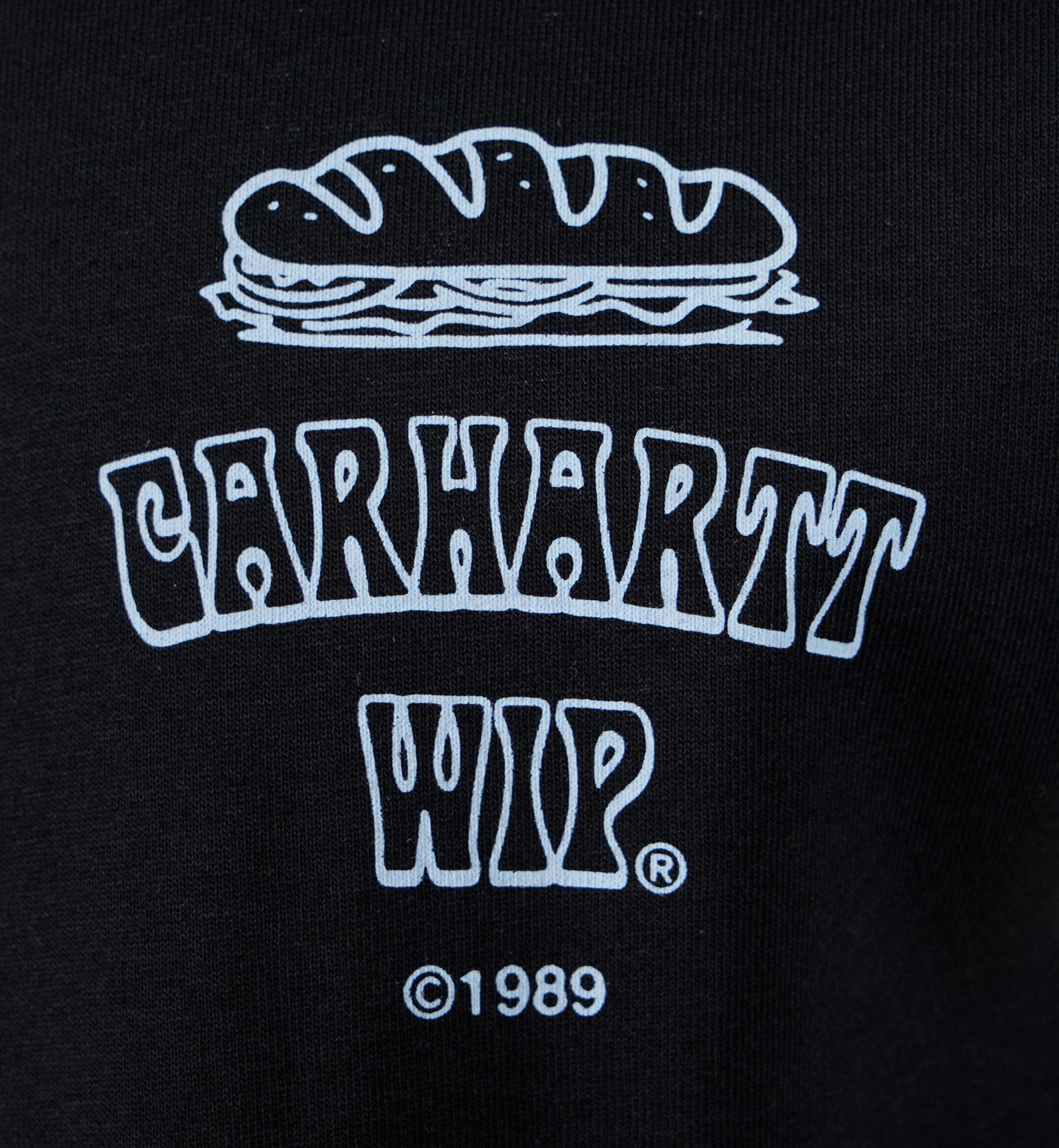 Short Sleeve Sandwich T Shirt Black