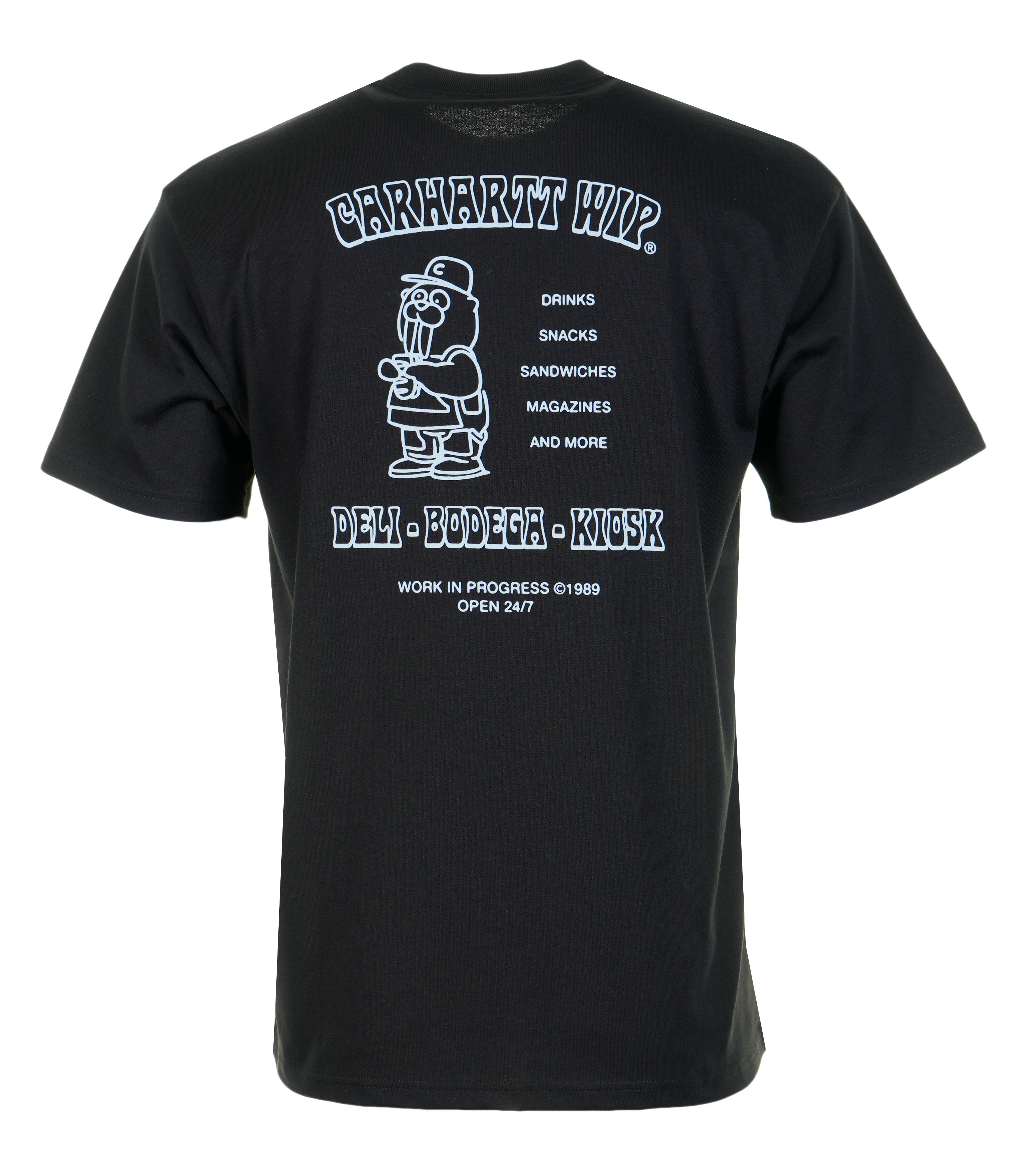 Short Sleeve Sandwich T Shirt Black