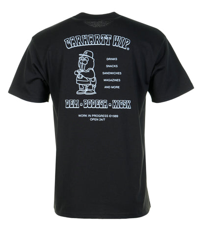Short Sleeve Sandwich T Shirt Black