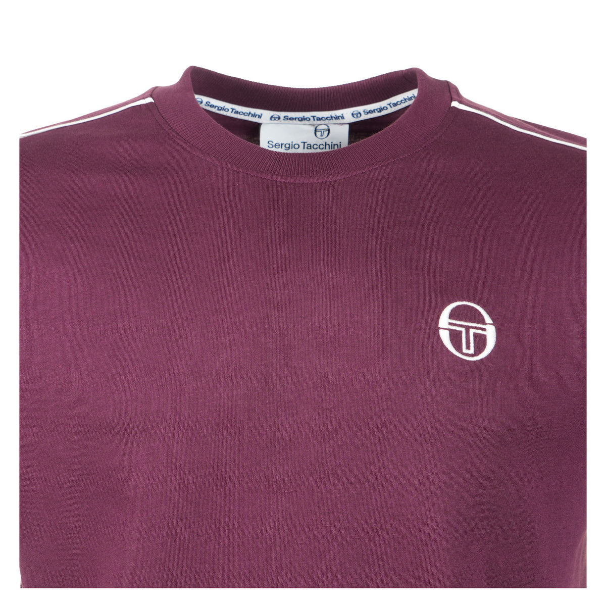 Santis Raised Logo T Shirt Fig / Gardenia
