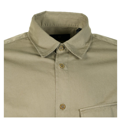 Long Sleeve Scale Shirt Fatigue Green