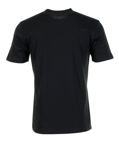 Short Sleeve Solar Chrome Script T Shirt Black