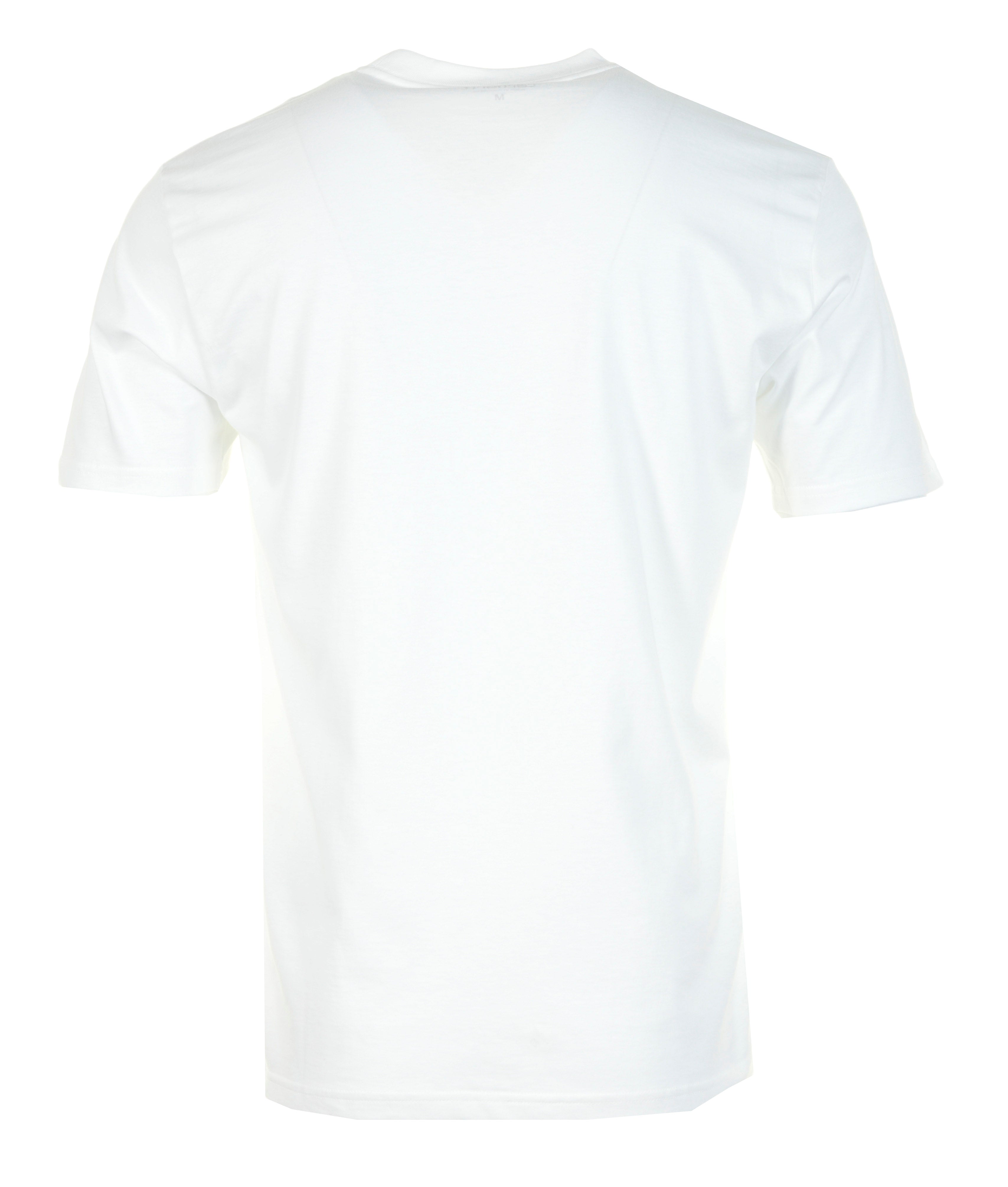 Short Sleeve Solar Chrome Script T Shirt White