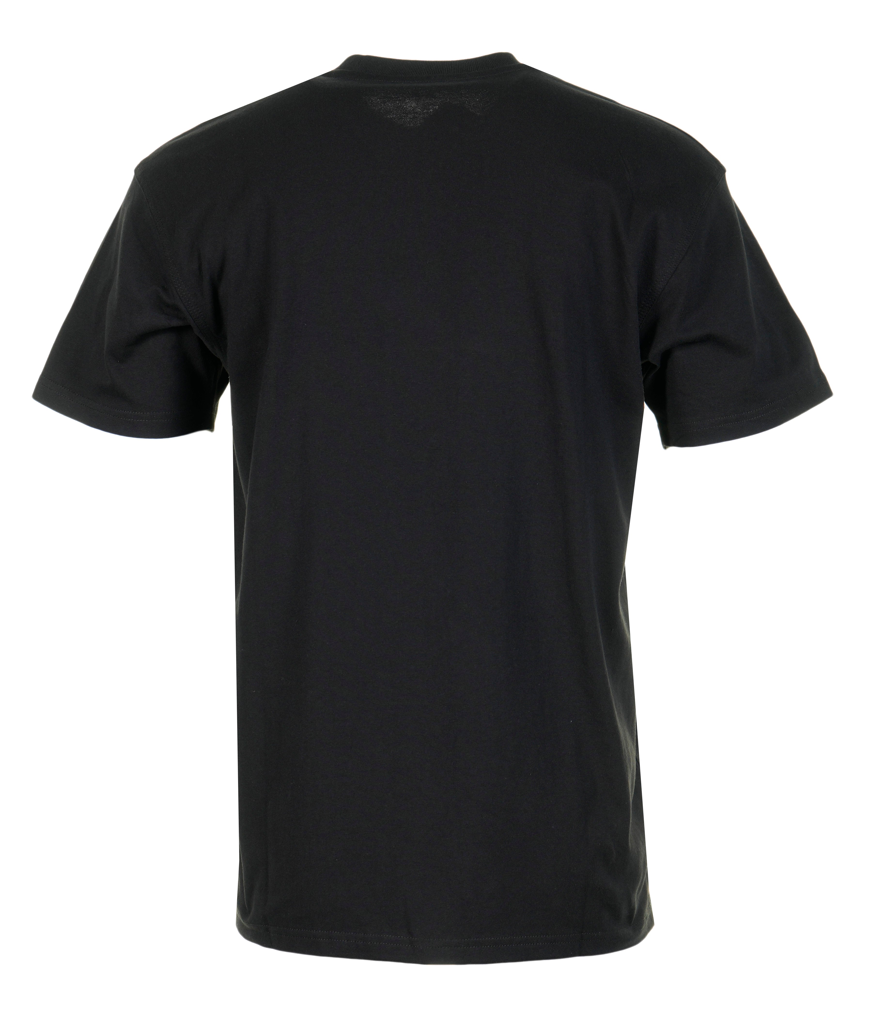 Short Sleeve American Script T Shirt Black