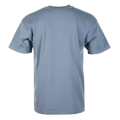 Short Sleeve American Script T Shirt Shady Blue