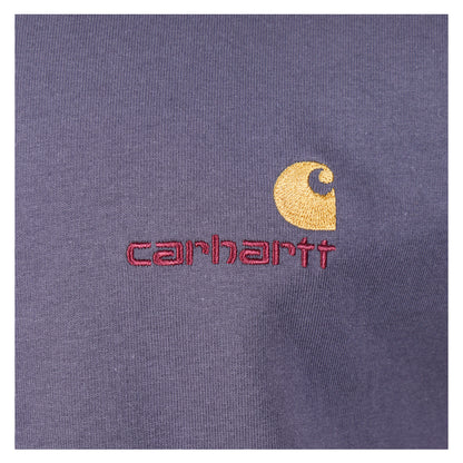 Short Sleeve American Script T Shirt Shady Purple