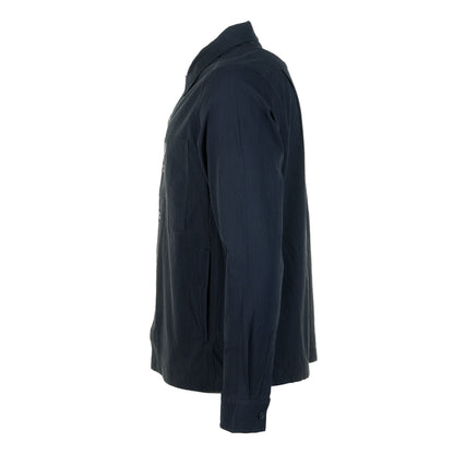 Seersucker Overshirt Navy