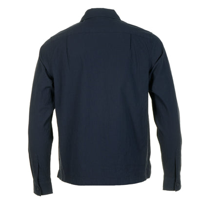 Seersucker Overshirt Navy